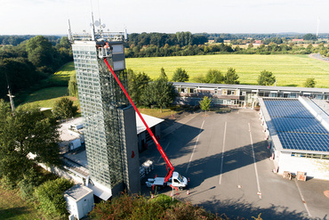 Applikationsexempel utfälld bilburen lift